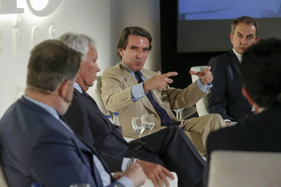 El grupo de comunicación reúne a Felipe González, José María Aznar y José Luis Rodríguez Zapatero