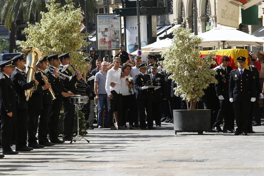 Fotos del funeral de Blas Gámez, el policía asesinado en Valencia