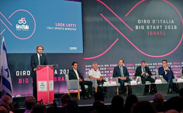 Presentación de la 101 edición del Giro. 