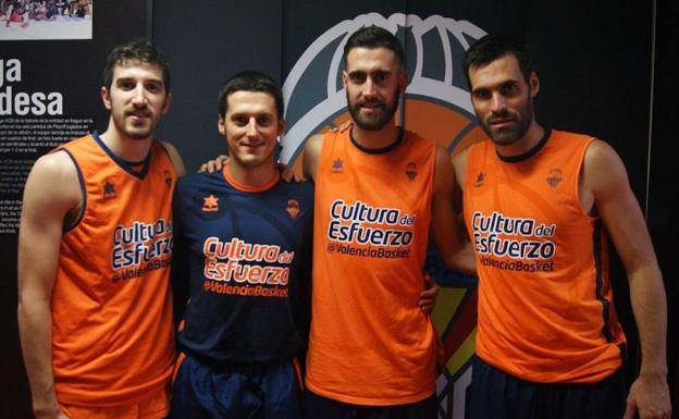 Fernando San Emeterio, Guillem Vives, Joan Sastre y Jordan Sospedra medallistas del Eurobasket del Valencia Basket