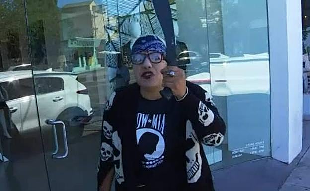 Captura del video difundido por la NBC sobre el incidente.