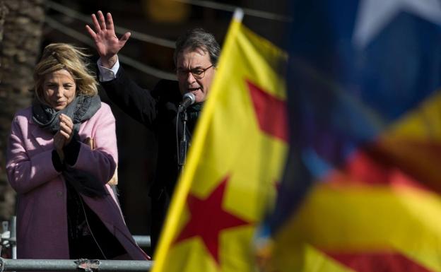 Artur Mas, durante un acto. 