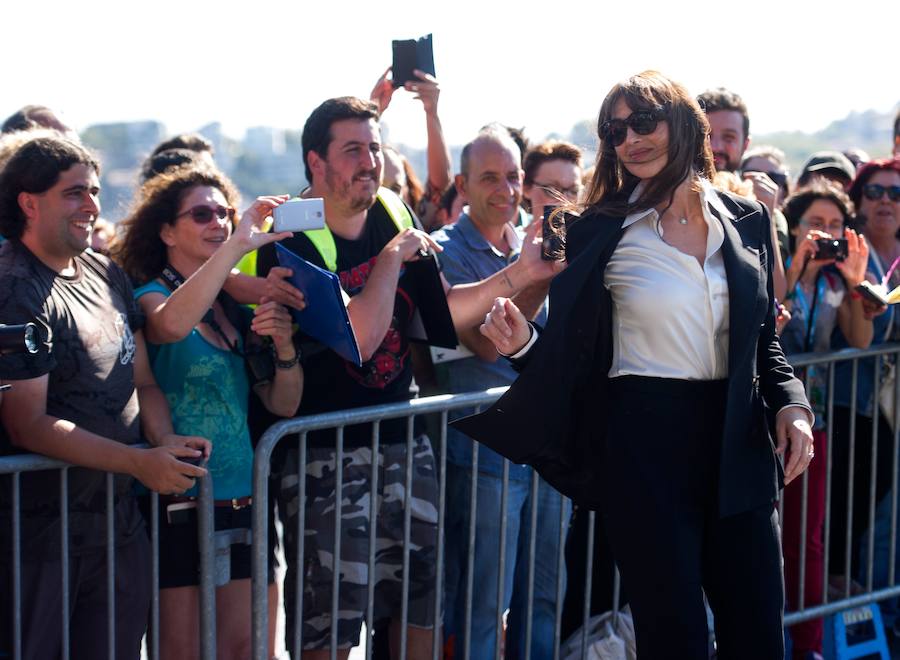 Fotos de Monica Bellucci en San Sebastián