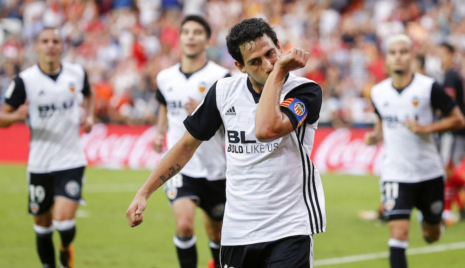 Estas son las mejores imágenes del encuentro entre el Valencia CF y el Athletic Club en Mestalla