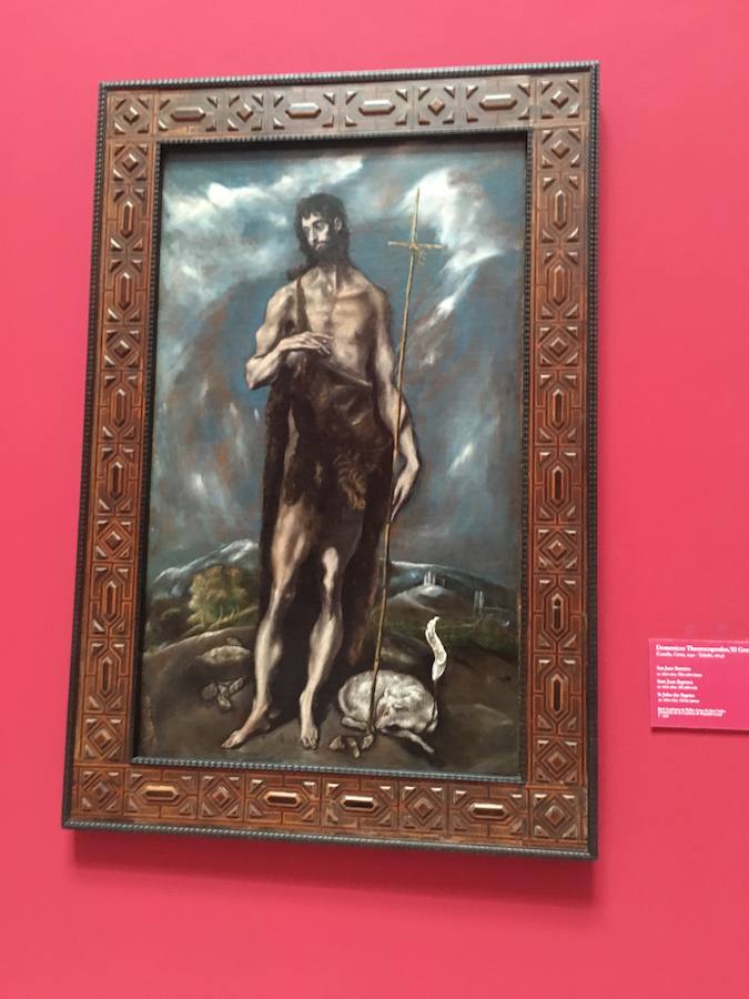 'San Juan Bautista' de El Greco (s.XVI-XVII). Óleo sobre lienzo