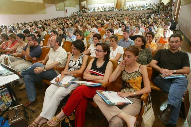 Encuentro organizado en Moncada destinado a profesores de Religión, en una imagen de archivo. 