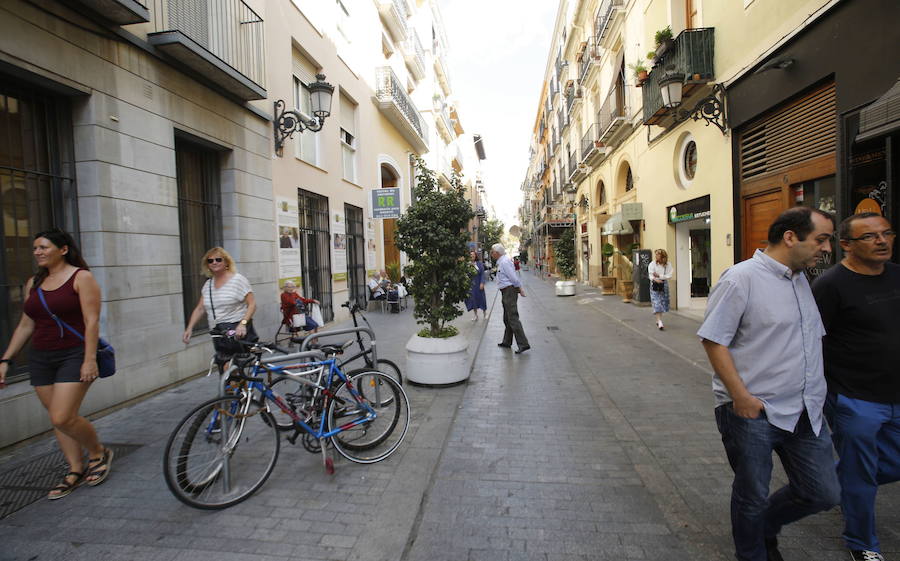 La calle Serranos de Valencia.