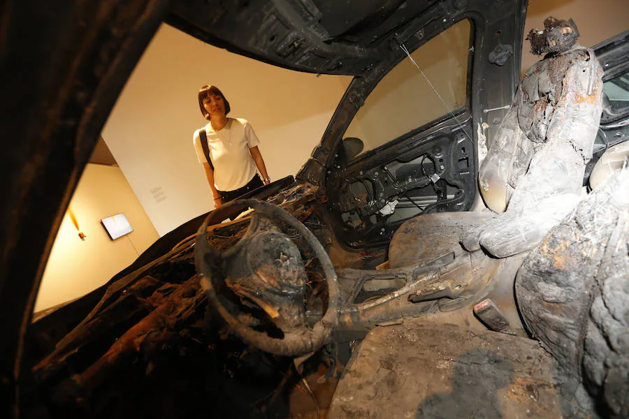 El artista Pablo Bellot expone su obra en el Centro del Carmen.