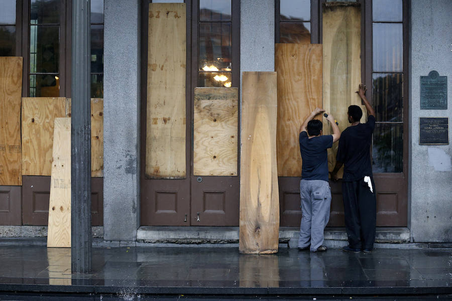 La tormenta tropical Nate a su paso por Gulf Coast en Nueva Orleans, Louisiana.