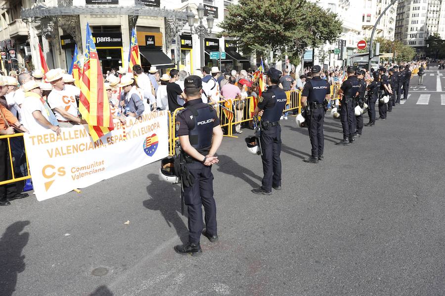 Fotos de la procesión cívica del 9 d&#039;Octubre de 2017