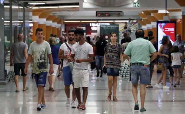 Cenro comercial en la ciudad de Valencia.