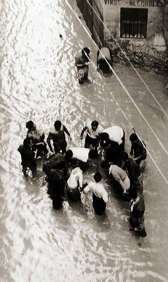 Efectos de la riada de 1957 en la ciudad de Valencia