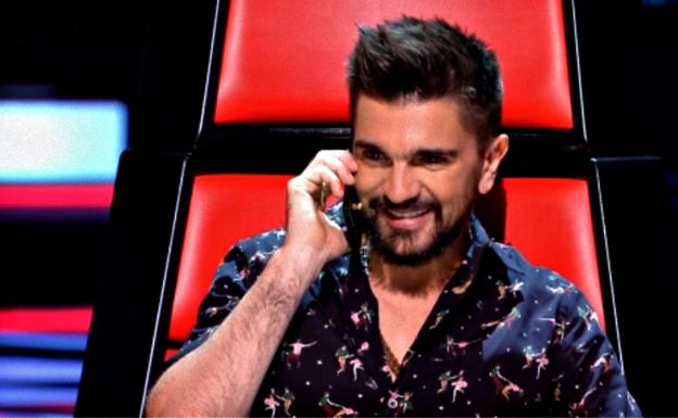 Juanes, durante las audiciones a ciegas. 