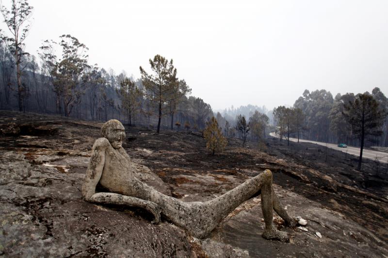 Unos 350 brigadas, 220 motobombas, cuarenta palas y una veintena de medios aéreos trabajan en la comunidad gallega para combatir los incendios que arrasan más de 4.000 hectáreas en 146 nuevos focos desde el viernes