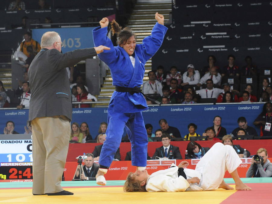 Mónica Merenciano (Valencia, 1984). Judoka invidente y triple medallista paralímpica.