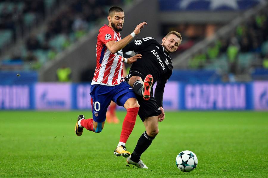 El conjunto que entrena Simeone empata en Bakú y sigue sin levantar cabeza en la Champions.