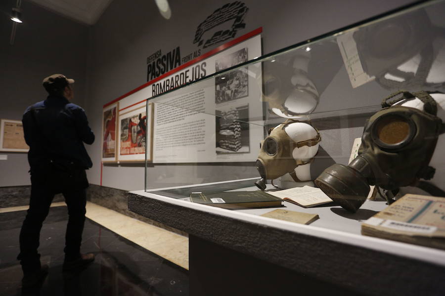 El refugio del Ayuntamiento de Valencia, convertido en museo.