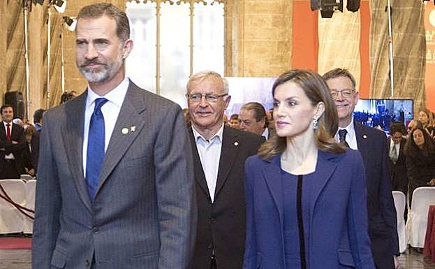 Los Reyes en la pasada edición de los Premios Jaime I.