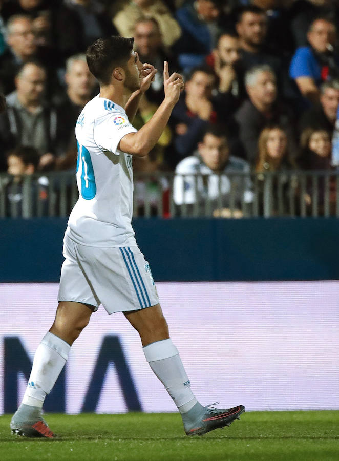 El Real Madrid venció por 0-2 con dos goles de penalti transformados por Asensio y Lúcas Vazquez. El 'Fuenla' aguantó el empate al descanso pero terminó derrotado en la segunda parte tras un gran desgaste físico. 