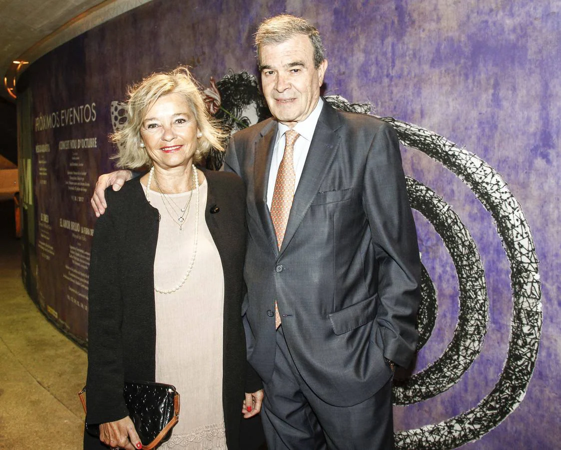 Geni Torres y Eduardo Borso, a su llegada al Palau de les Arts Reina Sofía.