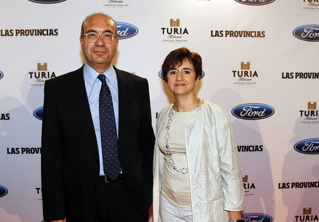 Los catedráticos Cecilio Tamarit (UV) y Amparo Camarero (UJI).