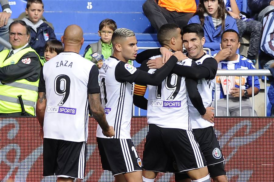 Estas son las imágenes del Deportivo Alavés-Valencia CF correspondiente a la décima jornada de La Liga