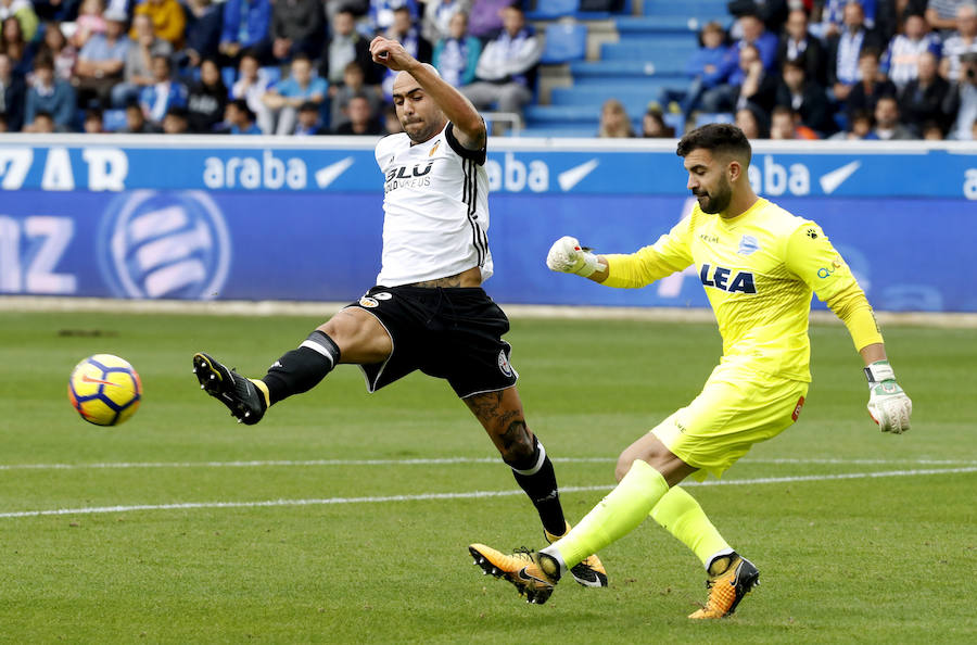 Estas son las imágenes del Deportivo Alavés-Valencia CF correspondiente a la décima jornada de La Liga