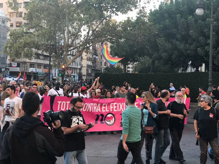 200 entidades convocan una marcha contra las agresiones que se produjeron en la marcha del 9 d'Octubre
