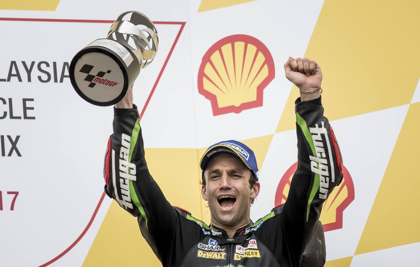 Johann Zarco, tercero en la carrera de MotoGP del GP de Malasia disputado en el circuito de Sepang. 