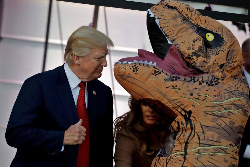 Trump celebra Halloween.