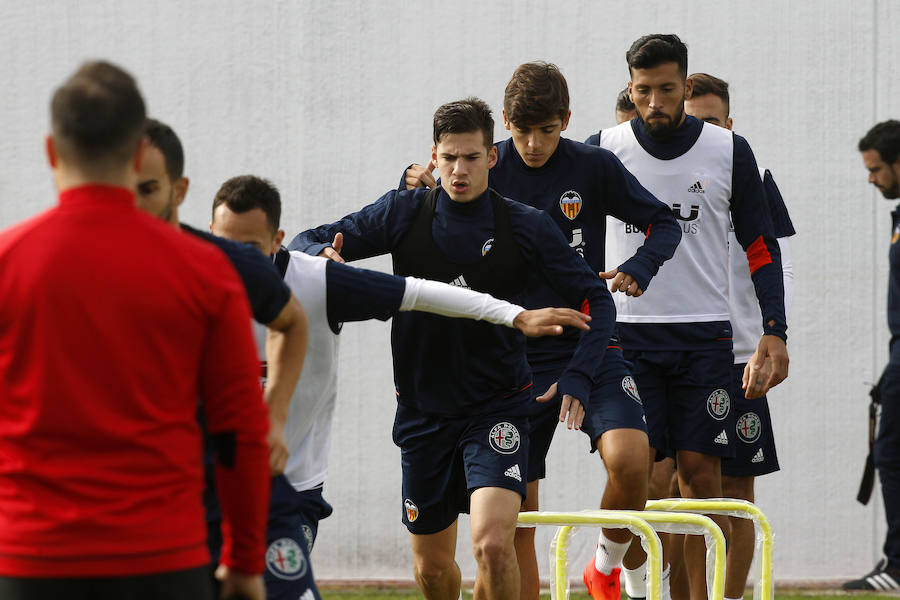 El Valencia CF ya prepara su compromiso ante el Leganés. El equipo de Marcelino quiere seguir imbatido esta temporada y lo intentará hacer el sábado ante un duro rival que solo ha encajado tres goles en Liga