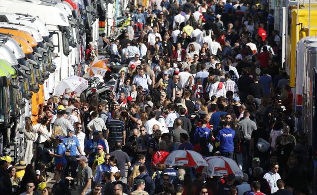 Gran Premio de Motociclismo en el Circuito de Cheste. 