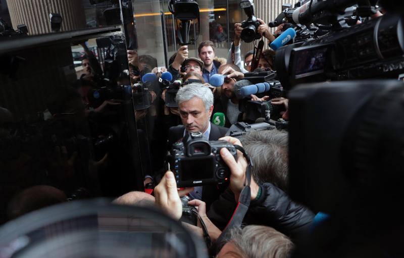 Jose Mourinho declara como investigado por la denuncia presentada por la Fiscalía, en la que le acusa de defraudar 3,3 millones de euros