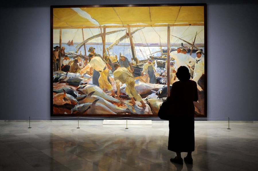 Exposición de Sorolla en colecciones HSA y FB en 2009.