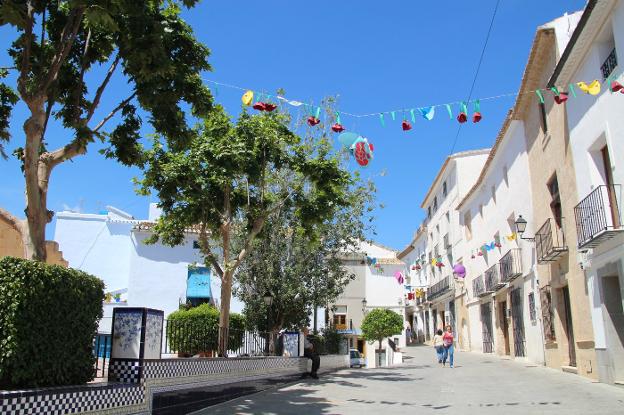 Imagen de archivo de una de las calles del municipio de Benissa. 