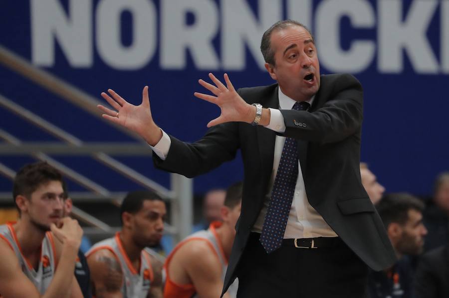 Estas son las imágenes del choque correspondiente a la sexta jornada de Euroliga entre el CSKA y el Valencia Basket en el Megasport Arena