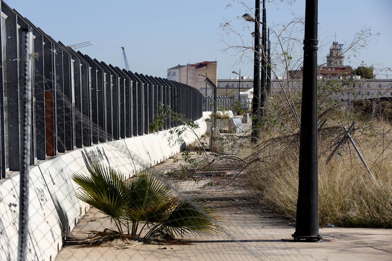 Comienzan los trabajos para eliminar 5.000 piezas del trazado semiurbano de Fórmula 1 de Valencia. Las obras empezarán junto al tinglado 2 y se extenderán al resto de zonas. La parte del Grao, la más deteriorada.