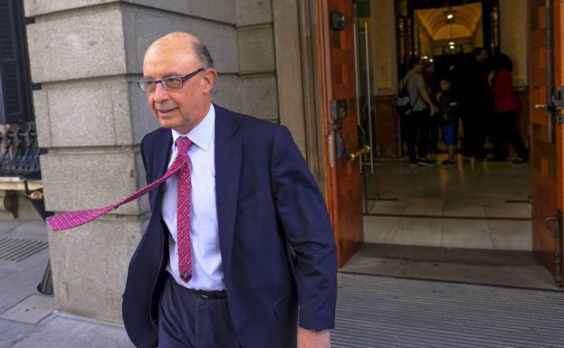 Montoro, tras salir de un acto. 