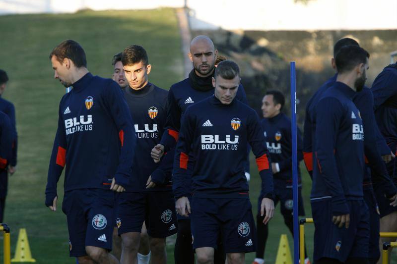 Los de Marcelino se preparan para su partido contra el Espanyol