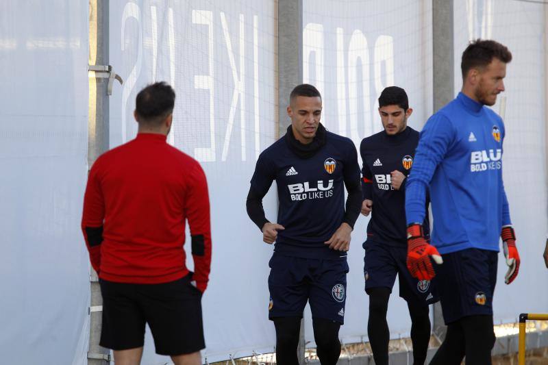 Los de Marcelino se preparan para su partido contra el Espanyol