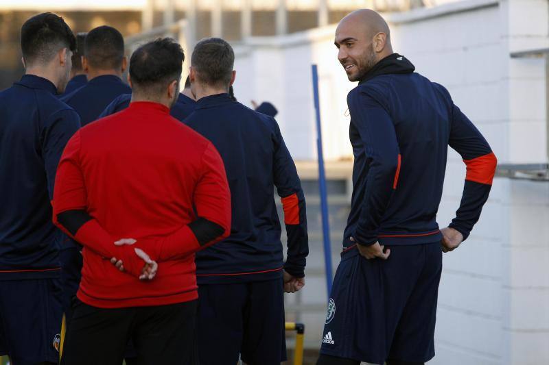 Los de Marcelino se preparan para su partido contra el Espanyol