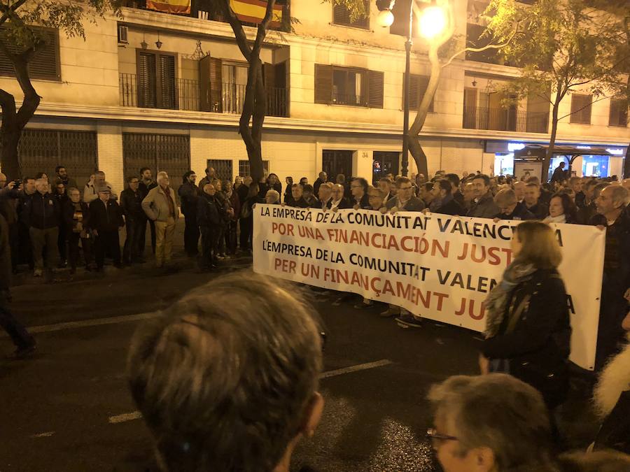 Fotos de la manifestación en Valencia por una financiación justa