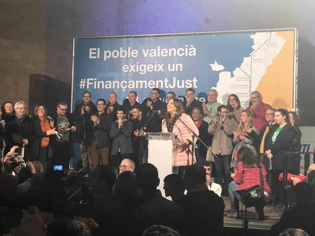 Fotos de la manifestación en Valencia por una financiación justa