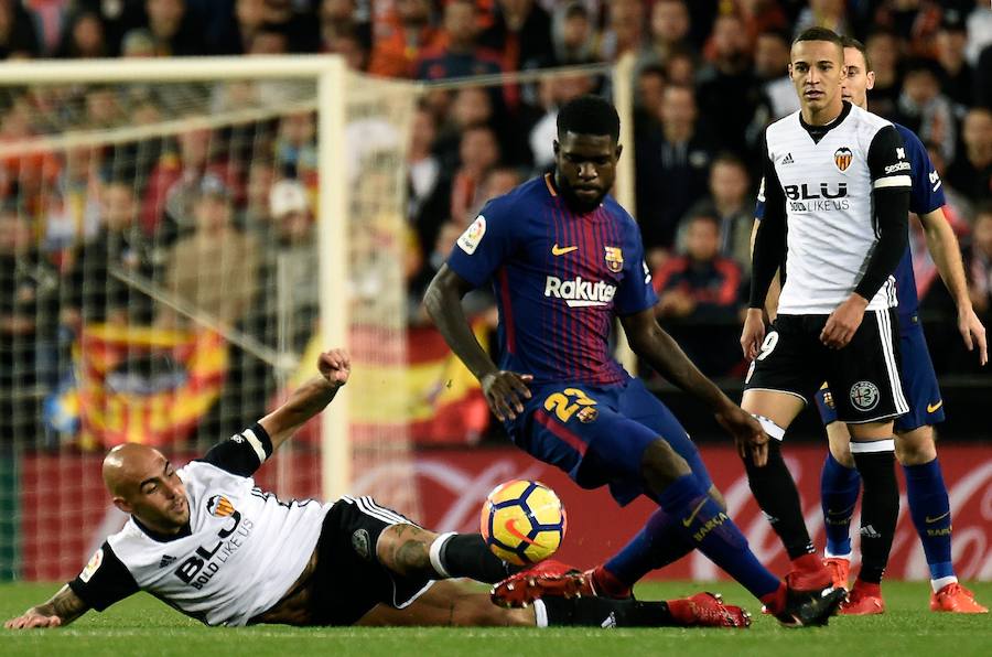 Estas son las mejores imágenes que deja el choque de la jornada 13 en Mestalla