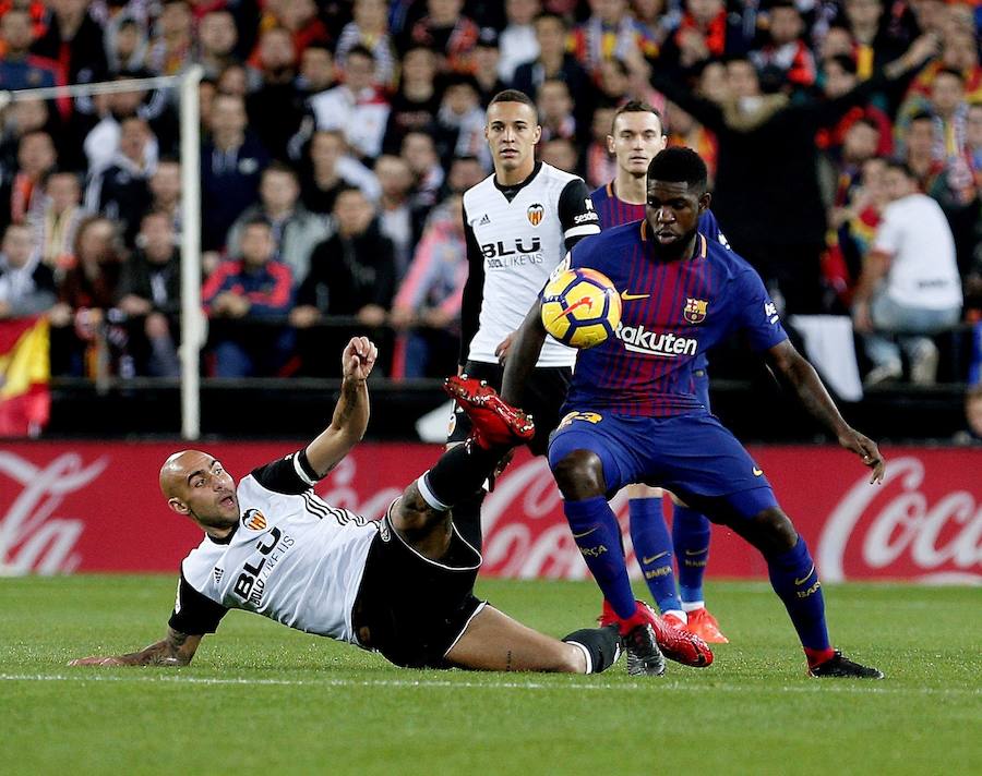 Estas son las mejores imágenes que deja el choque de la jornada 13 en Mestalla