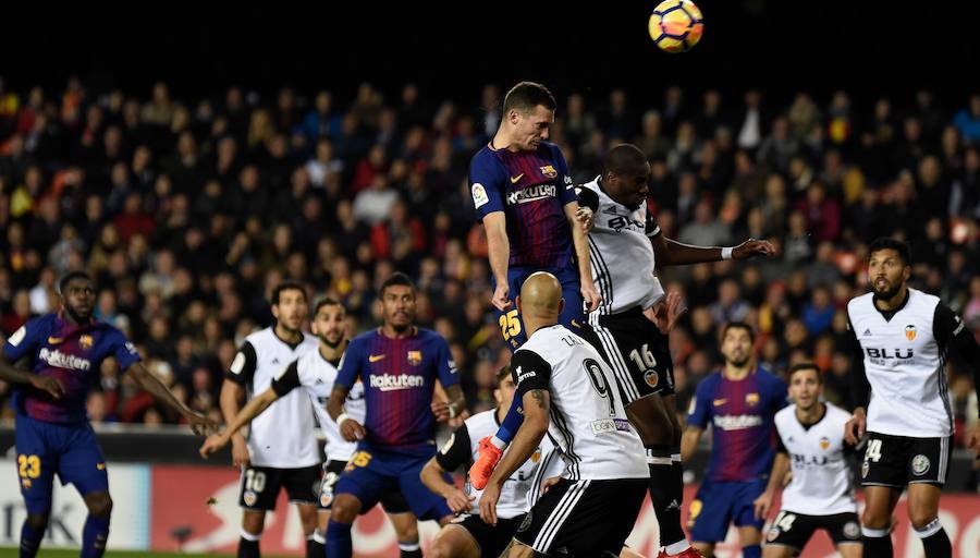 Estas son las mejores imágenes que deja el choque de la jornada 13 en Mestalla