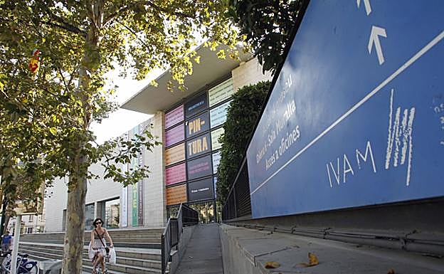 Uno de los accesos al IVAM, en una imagen de archivo.
