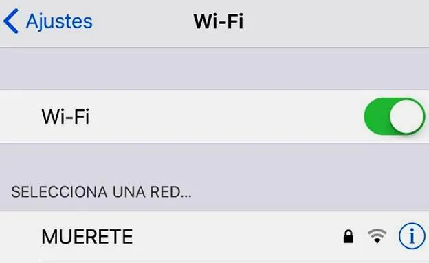 Cuando la red wifi en un hospital se llama 'Muérete'