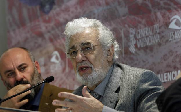 Plácido Domingo: «Yo seguiré viniendo a Valencia hasta que el cuerpo aguante»