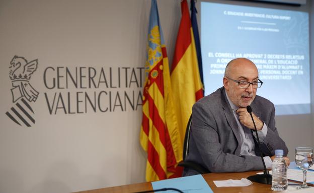 El conseller de Transparencia, Manuel Alcaraz. 